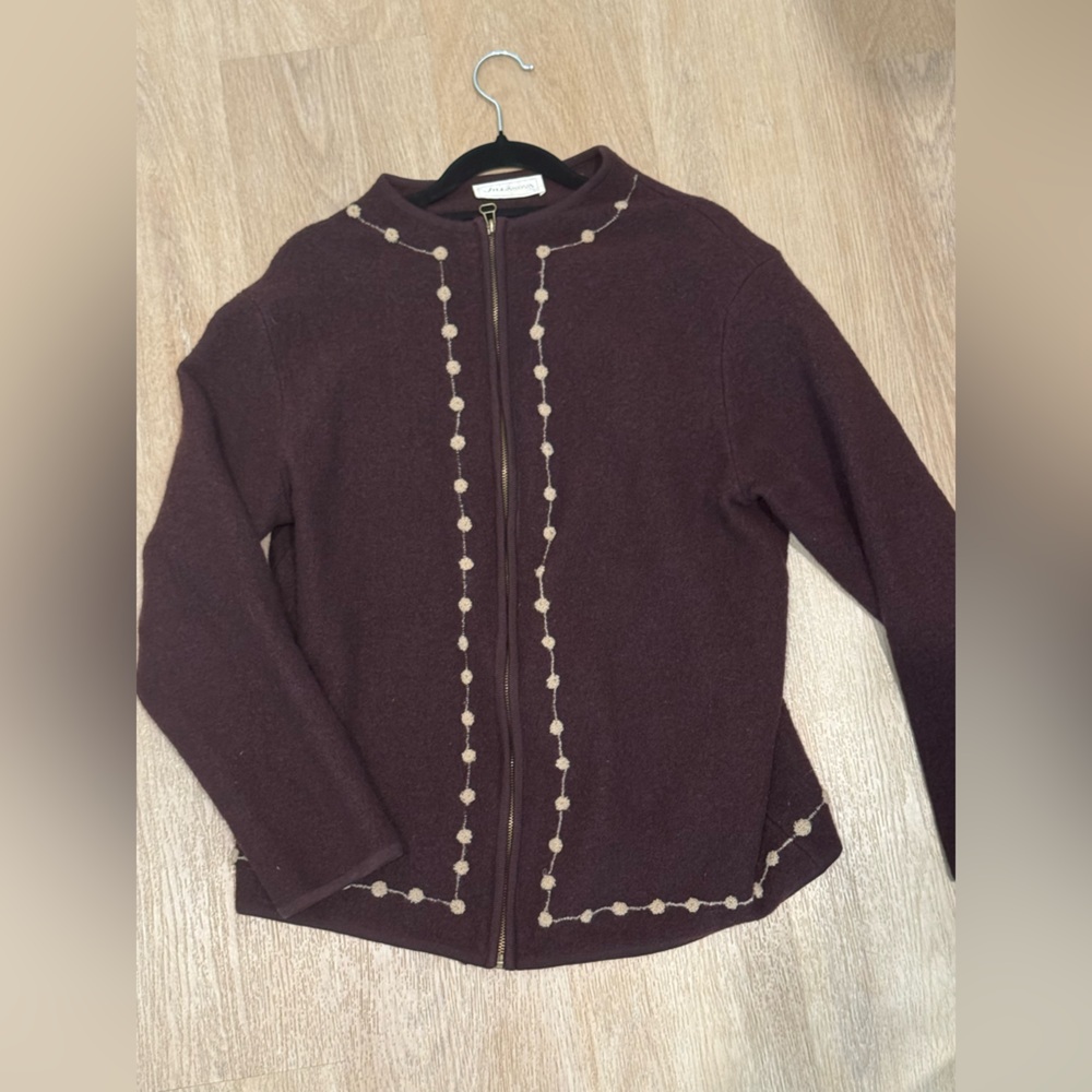 Brown Merino Wool Sweater